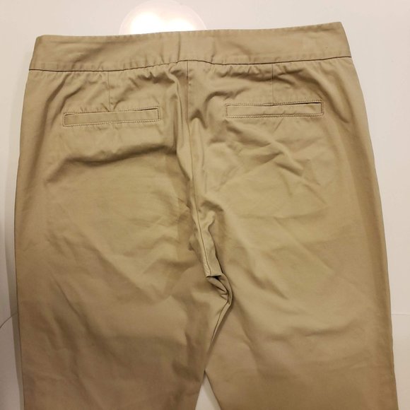Tommy Bahama Gemma Fit Cropped Khaki Pants w31x23 - Picture 7 of 8